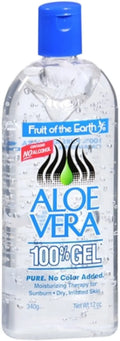 Fruit of the Earth Aloe Vera 100% Gel, 12 oz, 5 Pack