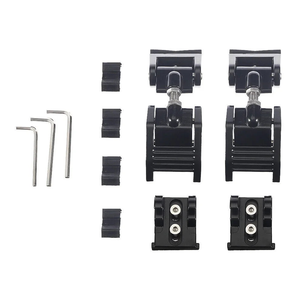 Jahyshow Premium Hood Latch Lock Catch Set for Jeep Wrangler JK 07-18 - Enhance Your Jeep's Security
