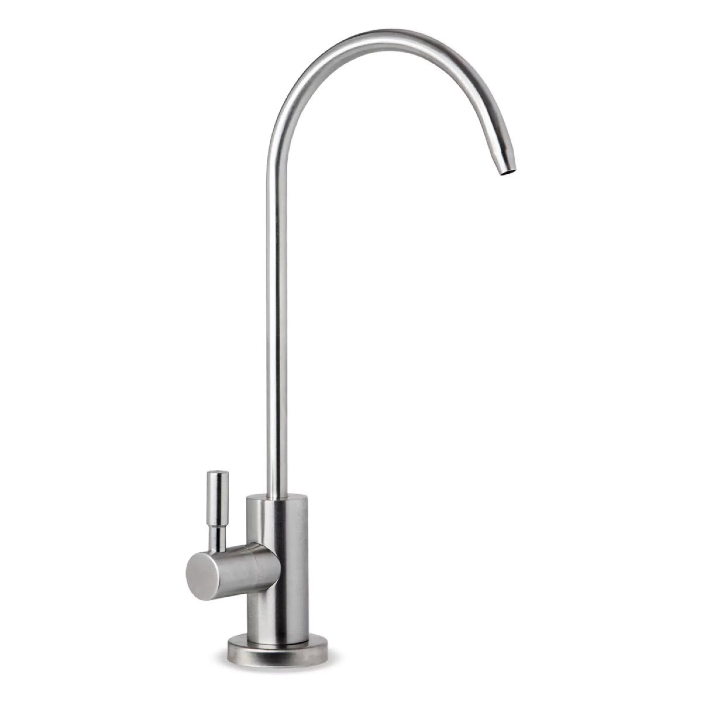iSpring GA1-SS Premium Stainless Steel Drinking Reverse Osmosis Fluid Filtration Systems, 100% Lead-Free RO Faucet, Brushed Nickel