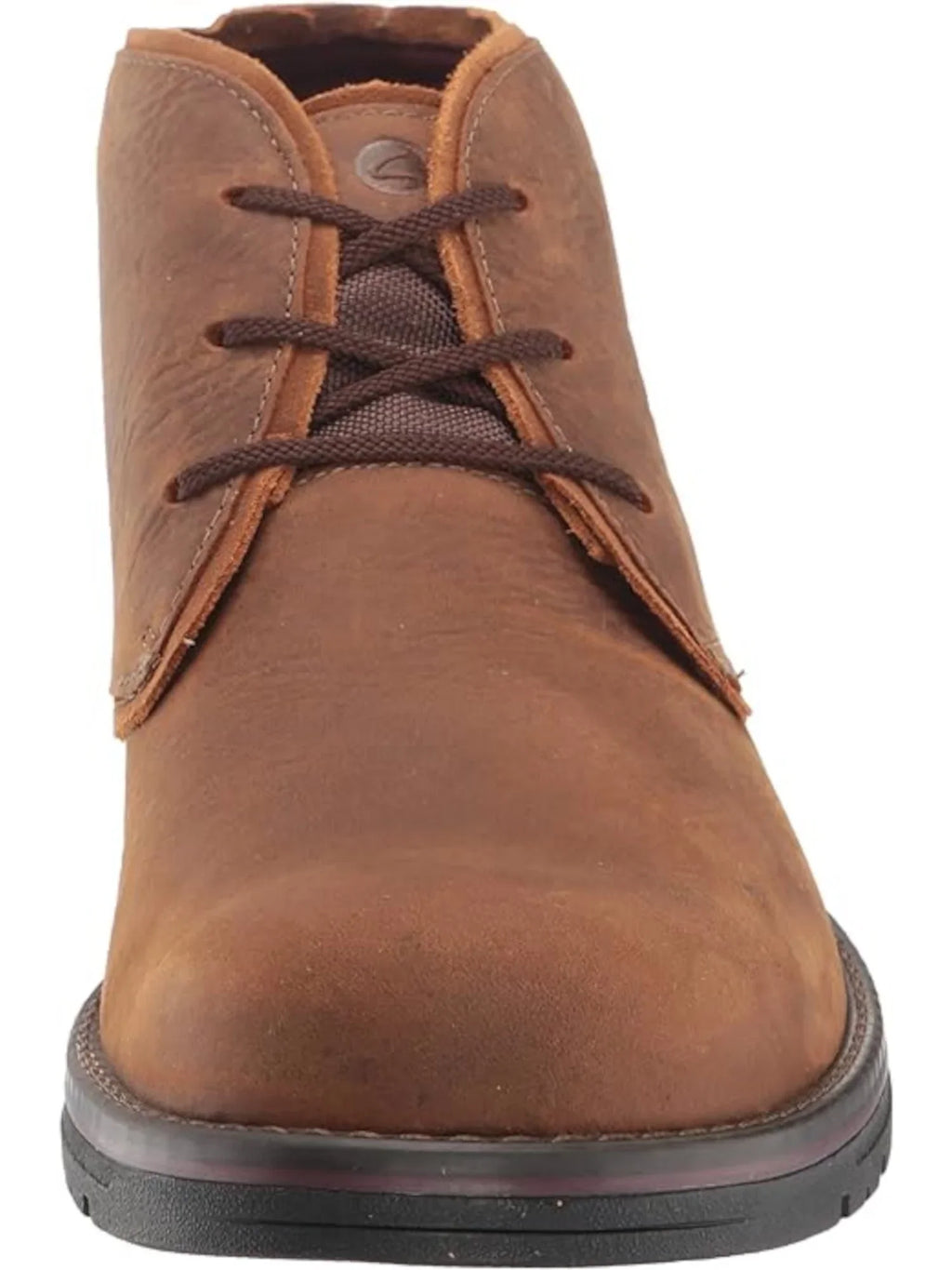 COLLECTION BY CLARKS Mens Brown Liquid Resistant Cushioned Removable Insole Morris Peak Round Toe Lace-Up Chukka Boots 8 W