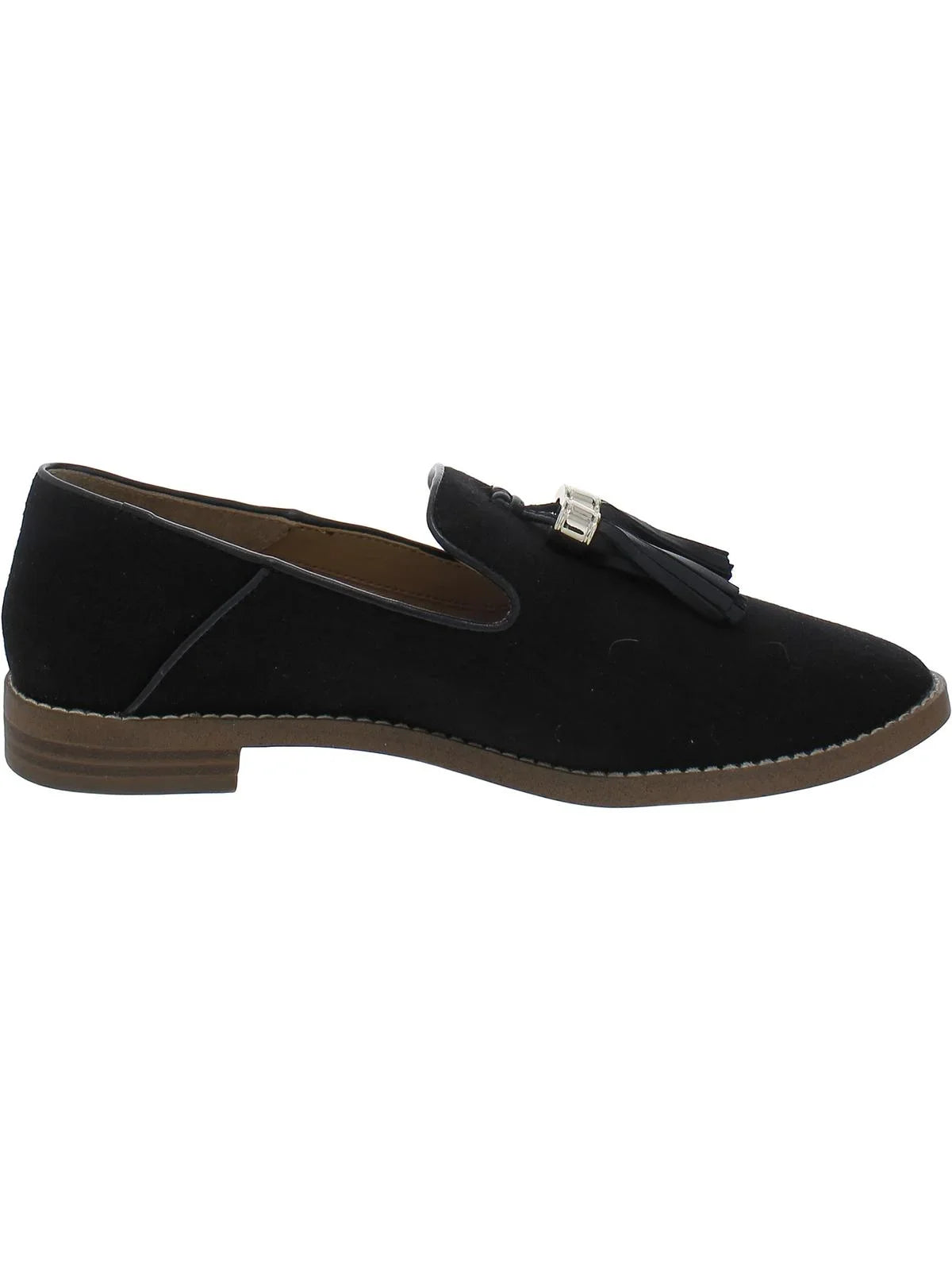 Franco Sarto Womens Hadden 2 Faux Patent Dressy Loafers