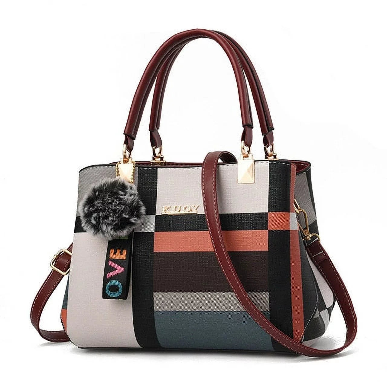 Women New Luxury Handbag Stitching Wild Messenger Bags Designer Brand Plaid Shoulder Bag Ladies Totes