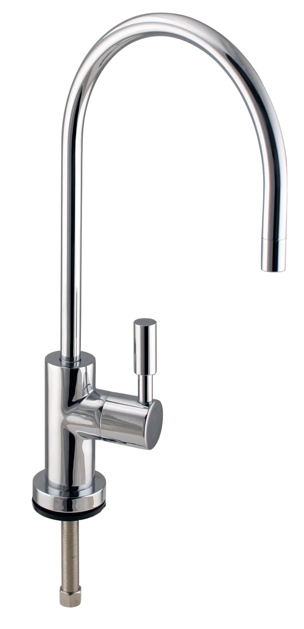 Westbrass D2036-NL-26 11" Contemporary 1-Lever Handle Cold Liquid Dispenser Faucet, Polished Chrome