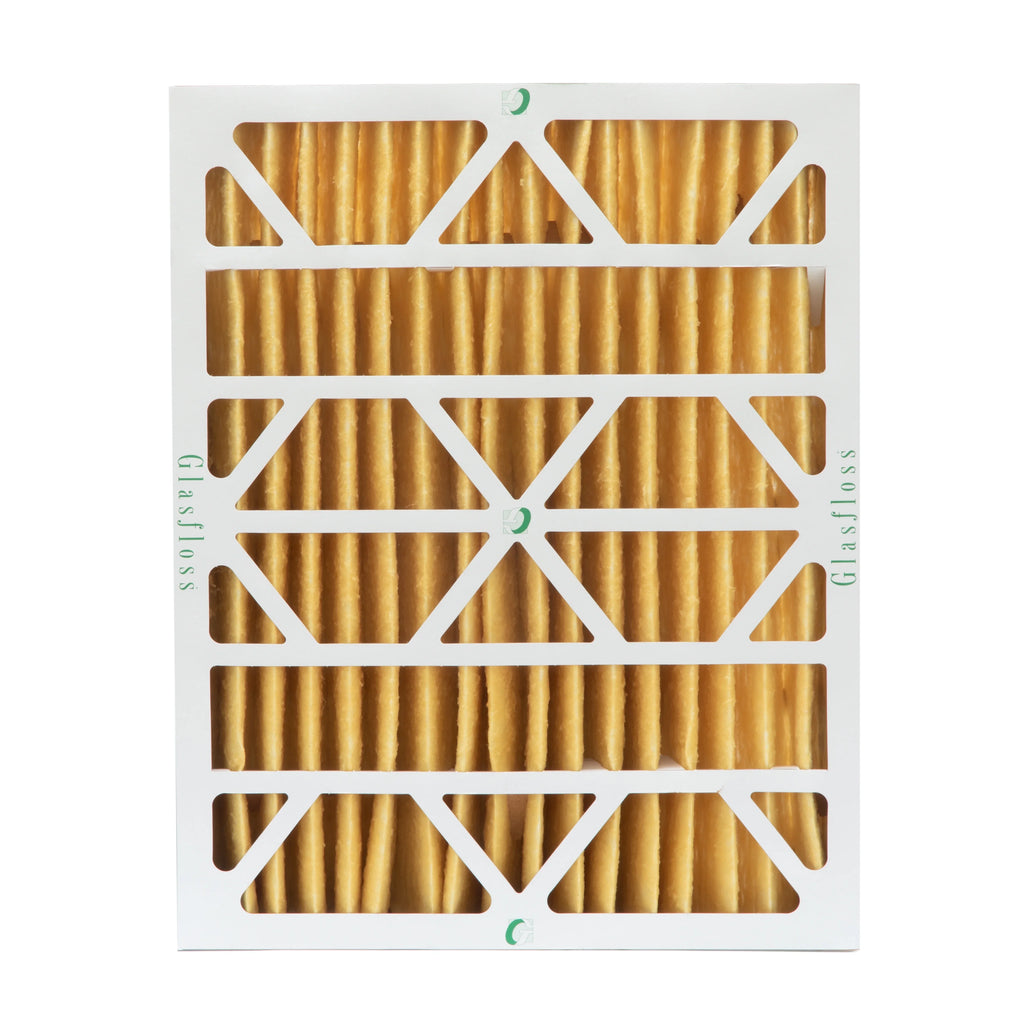2 Pack of 18x24x4 MERV 11 Pleated 4" Inch Air Filters by Glasfloss. Actual Size: 17-1/2 x 23-1/2 x 3-3/4