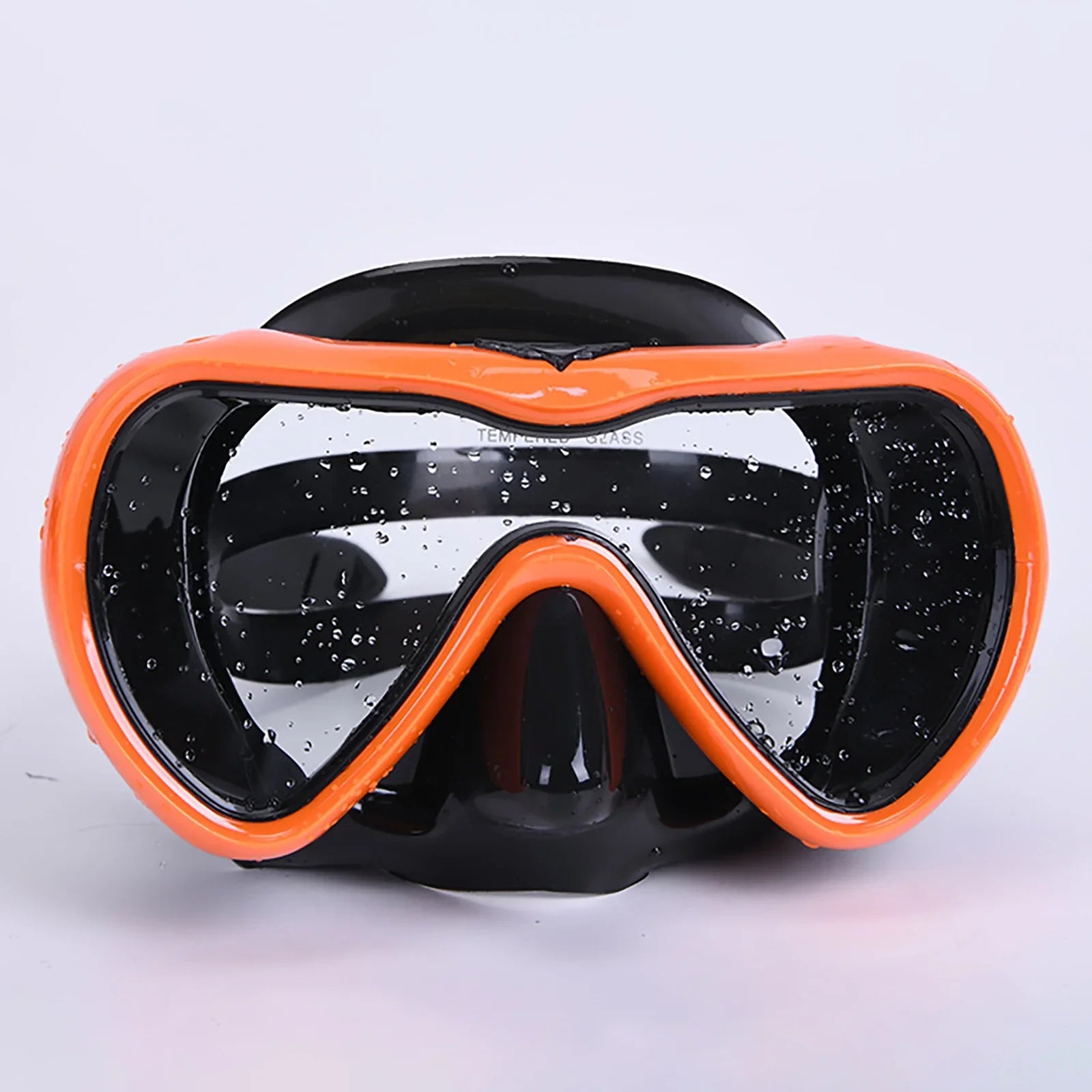 YHAIOGS toughened Glass Single Lens Diving Goggles Adult Snorkeling Face Deep Diving Lung Silicone Divingmask Large Frame Swimming Goggles