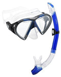 Phantom Aquatics Cancun Mask Snorkel Combo, Blue