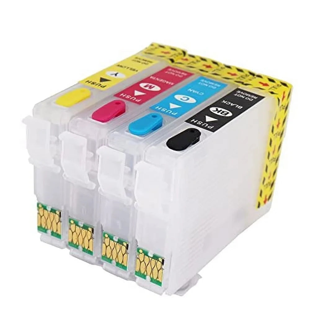 Conversion Pigment, Dye, Sublimation Ink Cartridges Empty Ink Cartridge with Single-use Chip for Epson 212XL 212 XL Fit for XP-4100 4105 WF-2830 WF-2850 Printer DTF Printing