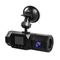 SOATUTO Dual Dash Cam 1080P Front and Cabin Car Dashboard Camera with IR Night Vision, 2 Channel Driving Recorder Motion Detection, Parking Monitoring, Accident Locked, Loop Recording, 1.5in IPS