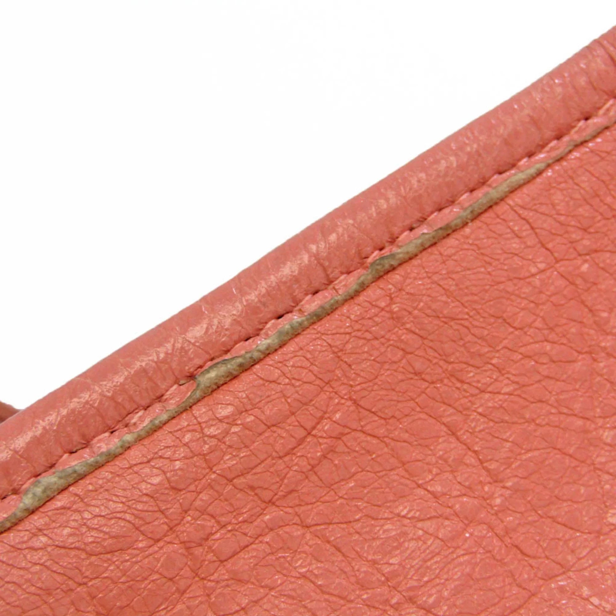 Pre-Owned Balenciaga Navy Cabas XS 390346 Women's Canvas,Leather Handbag,Shoulder Bag Light Pink (Good)