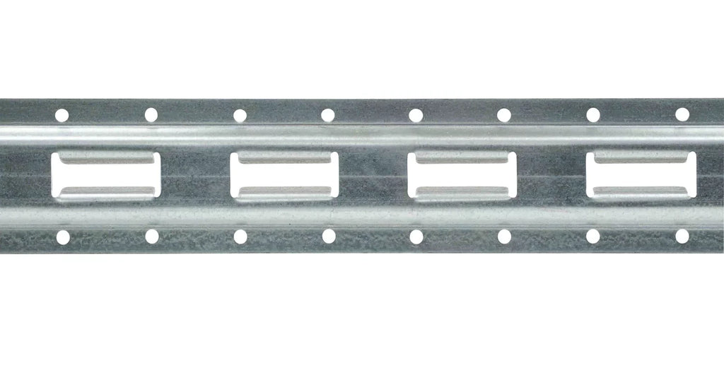 (4 Pack) 5' Vertical E-Track Tie-Down Rail - Made in USA | High Strength Galvanized Steel, Bolt-On Tie Down Rail for Cargo on Pickups, Trucks, Trailers, Vans