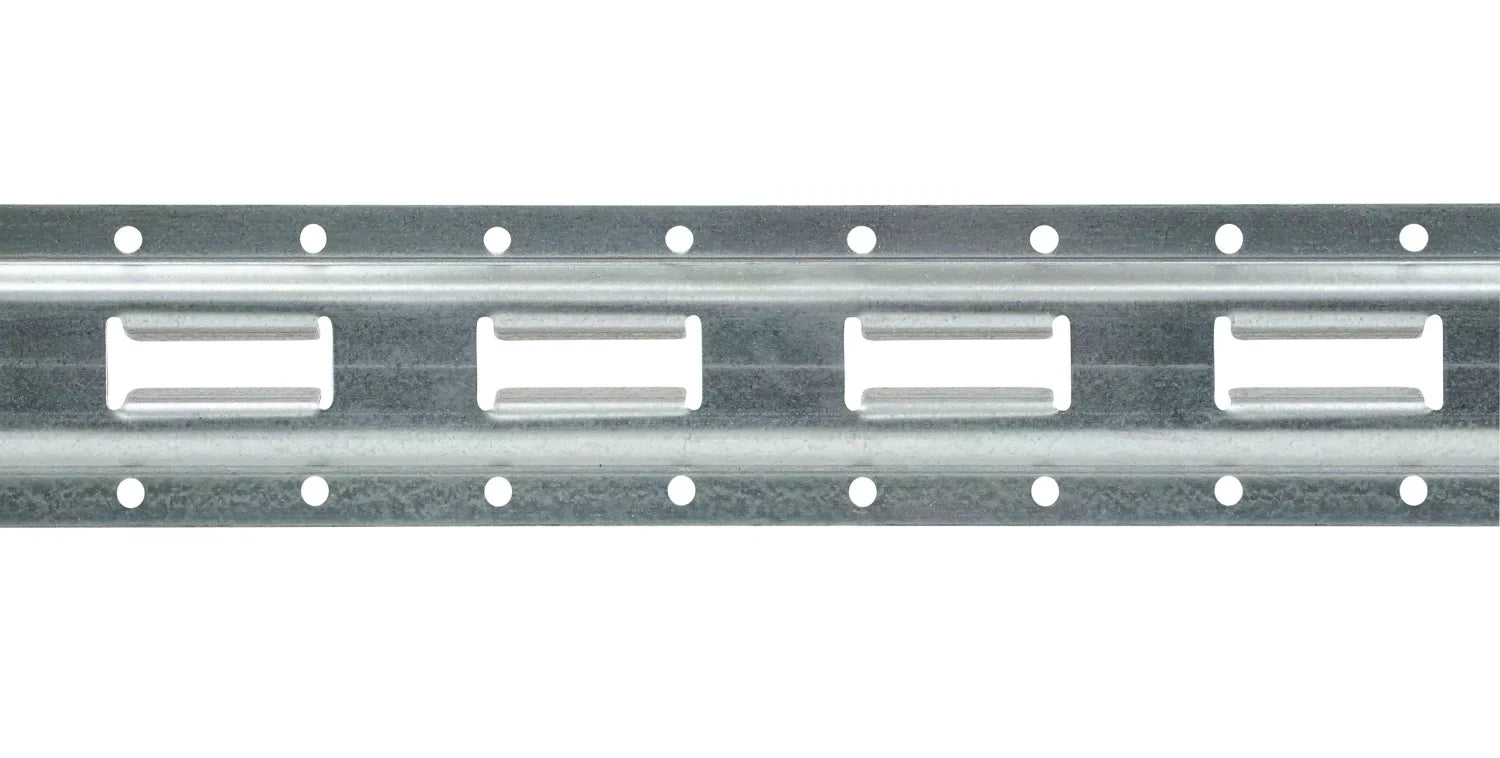 (4 Pack) 5' Vertical E-Track Tie-Down Rail - Made in USA | High Strength Galvanized Steel, Bolt-On Tie Down Rail for Cargo on Pickups, Trucks, Trailers, Vans