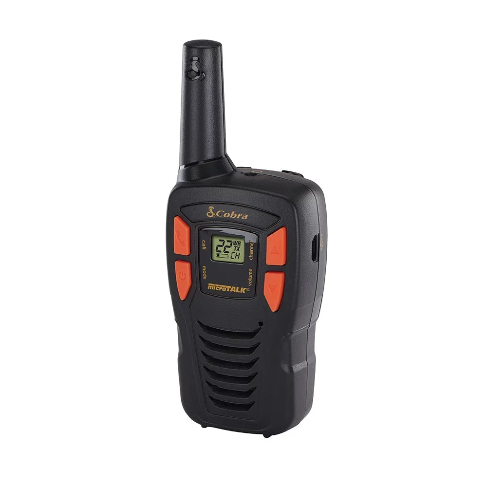 Cobra ACXT145 Compact Walkie Talkies for Adults - Rechargeable, Lightweight, 22 Channels, Long Range 16-Mile Two-Way Radio Set