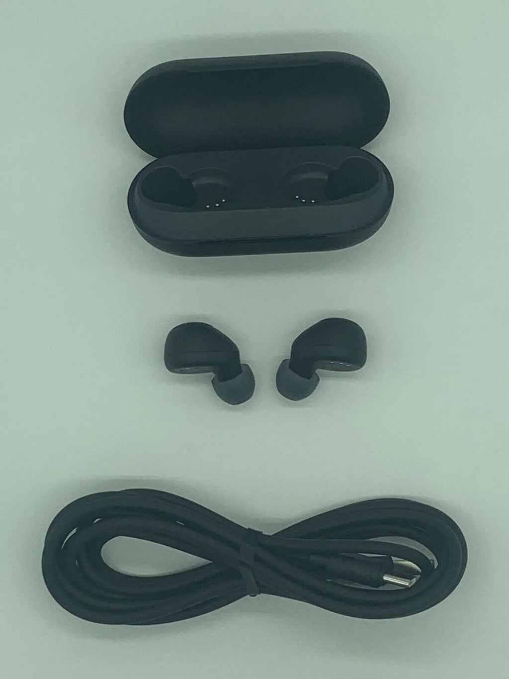 Restored WFC700N/B Truly Wireless Noise Canceling In-Ear Headphones, Black (Refurbished)