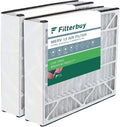 Filterbuy 16x25x3 MERV 13 Pleated HVAC AC Furnace Air Filters for Trion Air Bear 255649-101 (2-Pack)