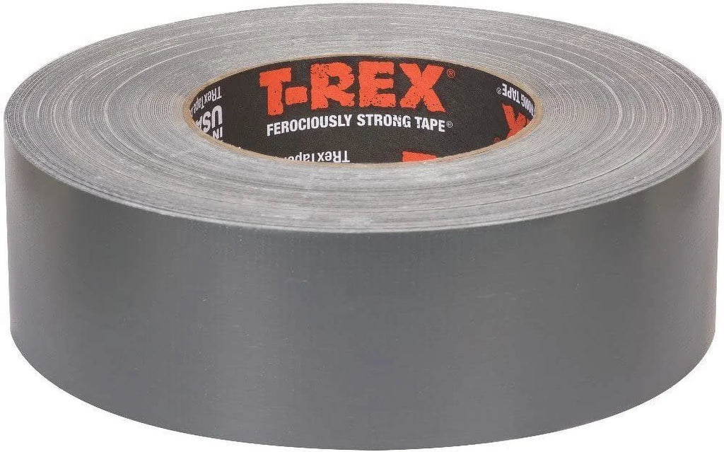 T-REX Ferociously Strong Duct Tape, 1.88 in. x 35 yd, 2 Rolls. Total 70 Yards, Dark Gunmetal Gray 240998