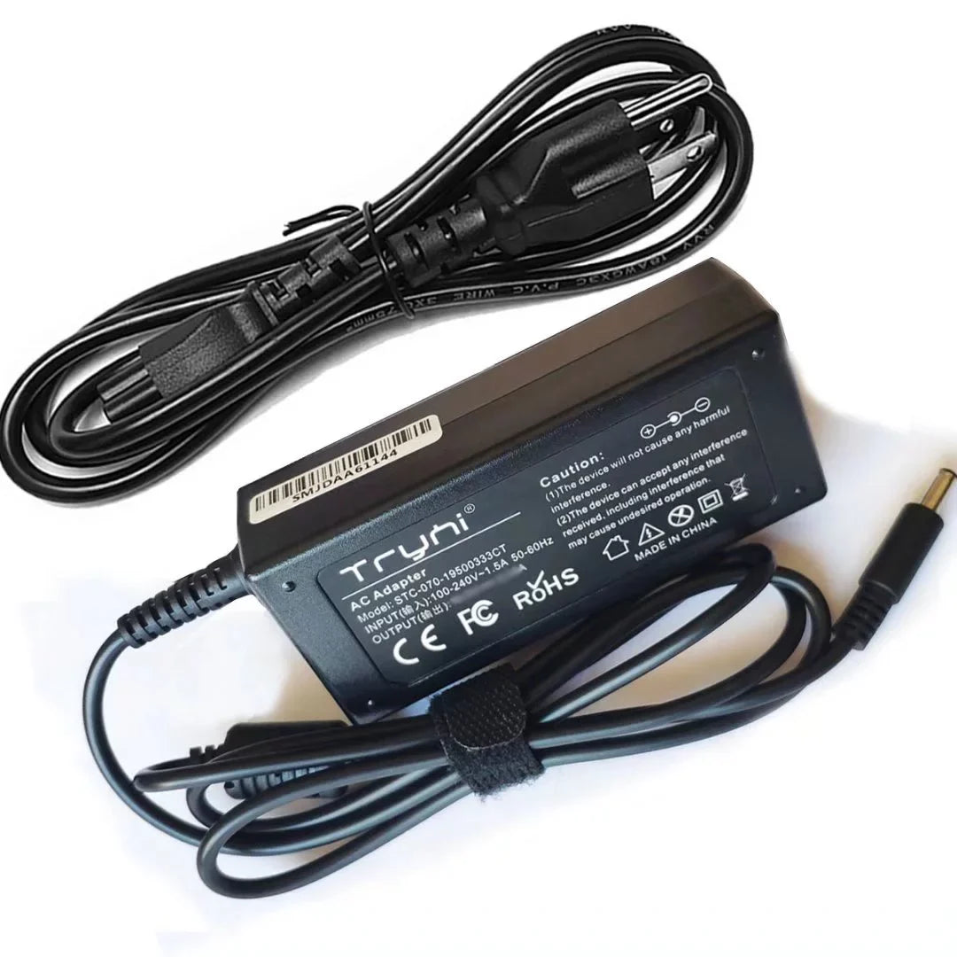 Notebook Charger Power Adapter for Inspiron 13 7390 P113G001 15 7570 P70F001 15 7573 P70F001 15 7580 P70F002 15 7586 P76F001 15 7590 P84F001 2-in-1 Notebook AC Adapter Power Supply Cord New