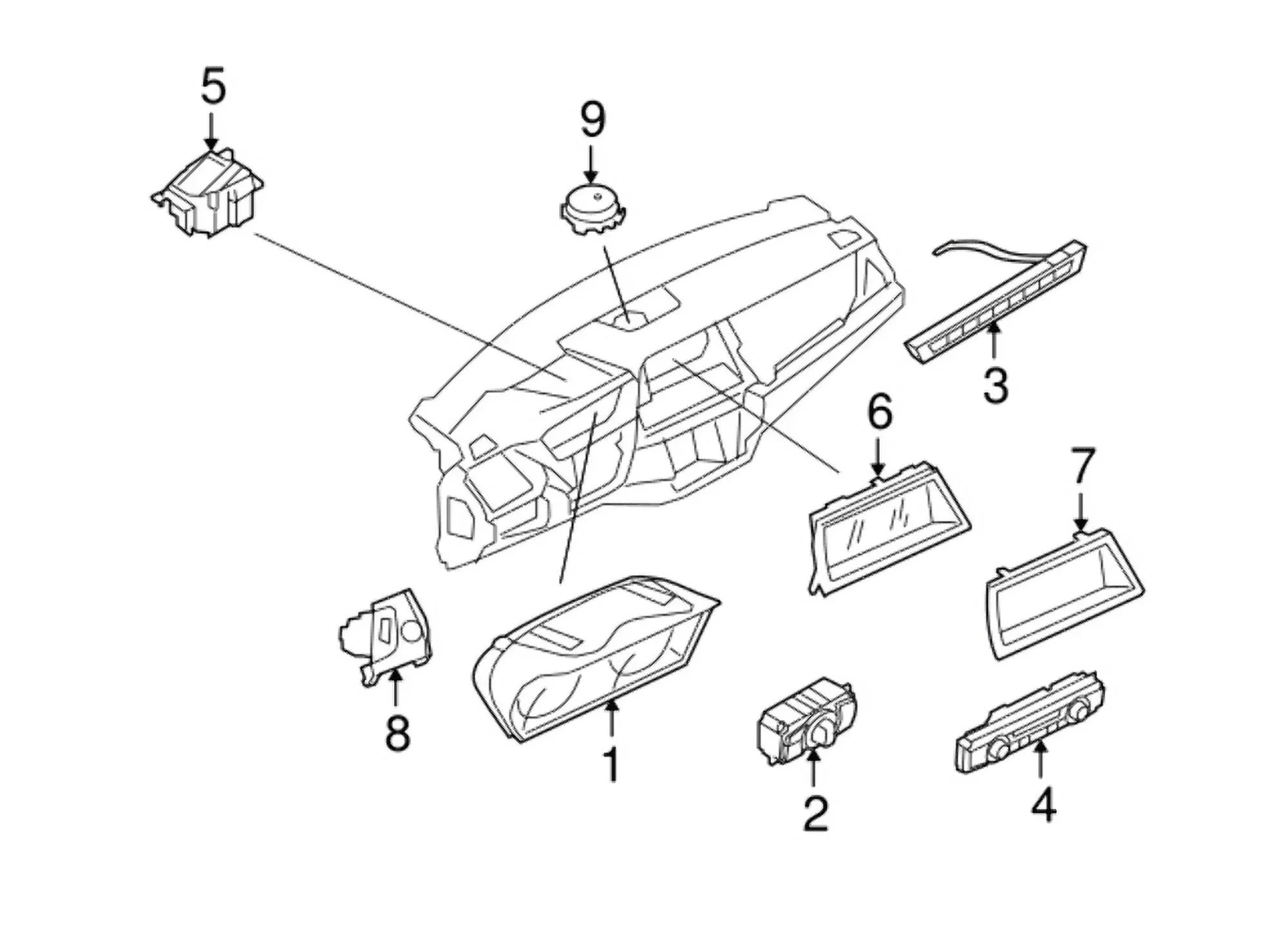 New Genuine BMW Rain Light Solar Sensor (2007-2017) OE 61359254026