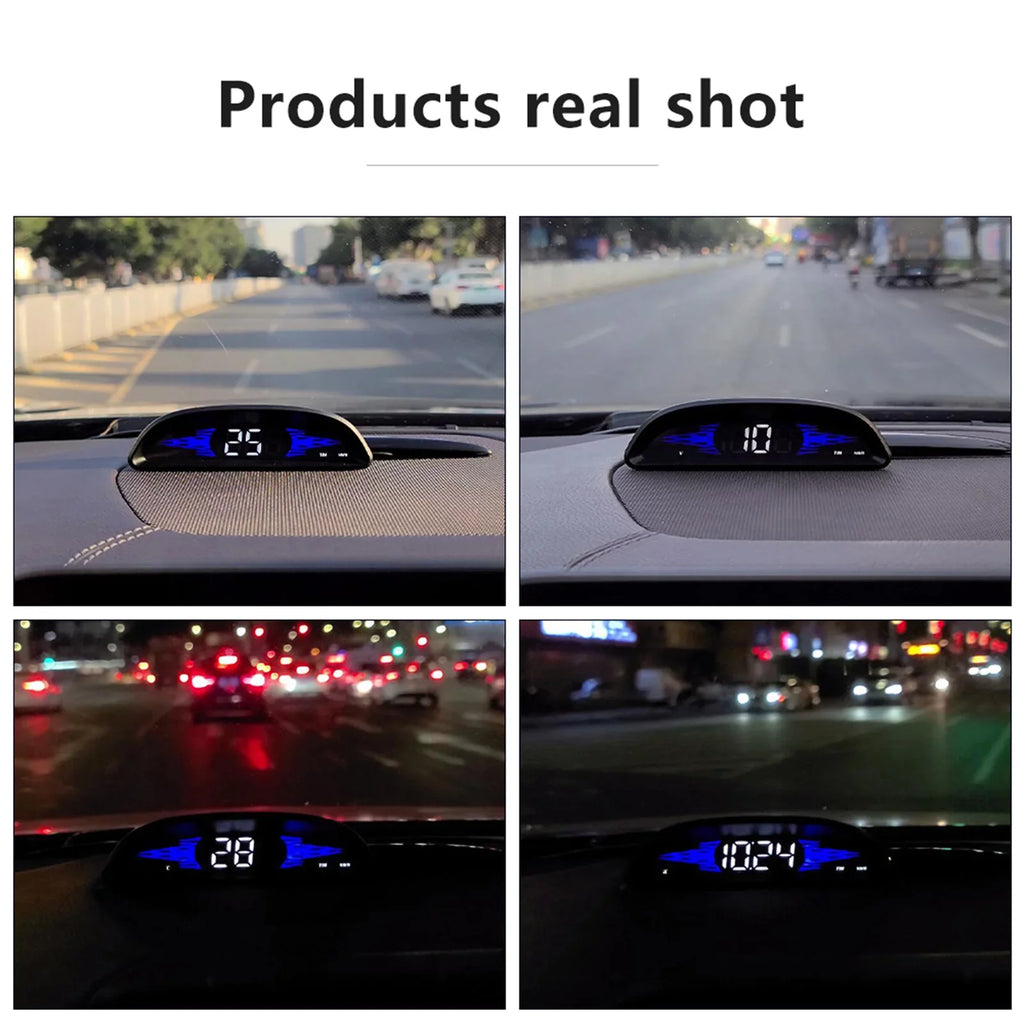 Dcenta Car New OBD Speedometer Head-up Display B2 Multi-Functions Car Diagnostic Speedometer Driving