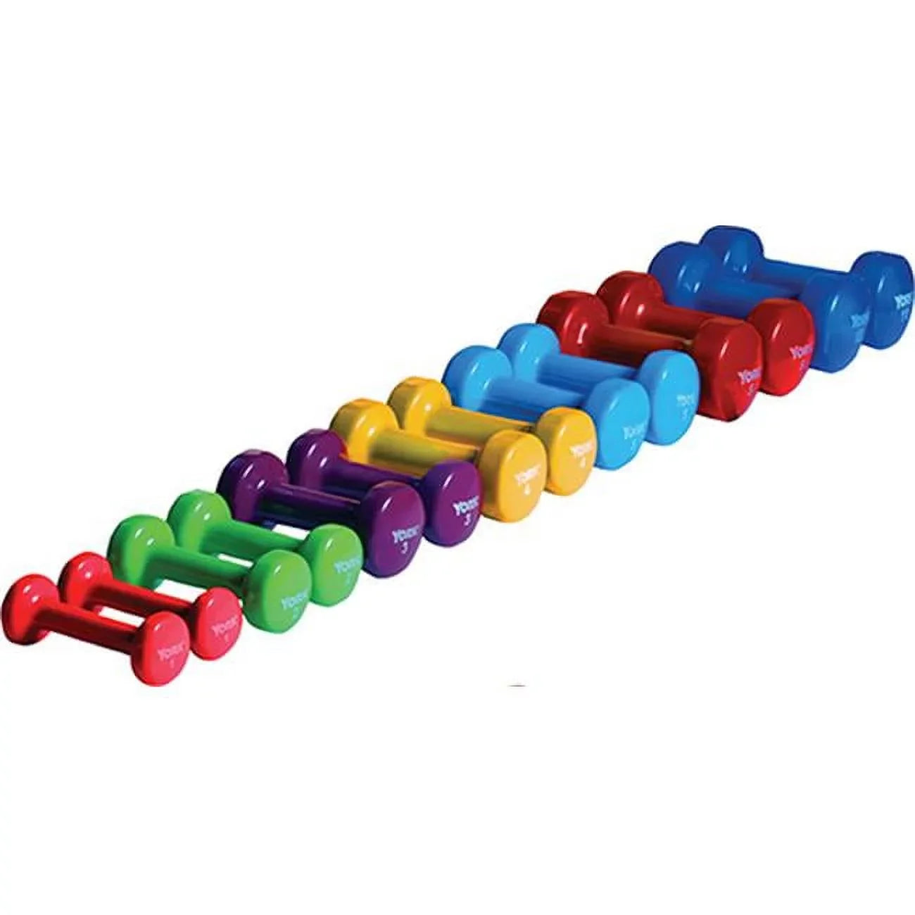 York Barbell 15008 Vinyl Fitbell, Black - 9 lbs