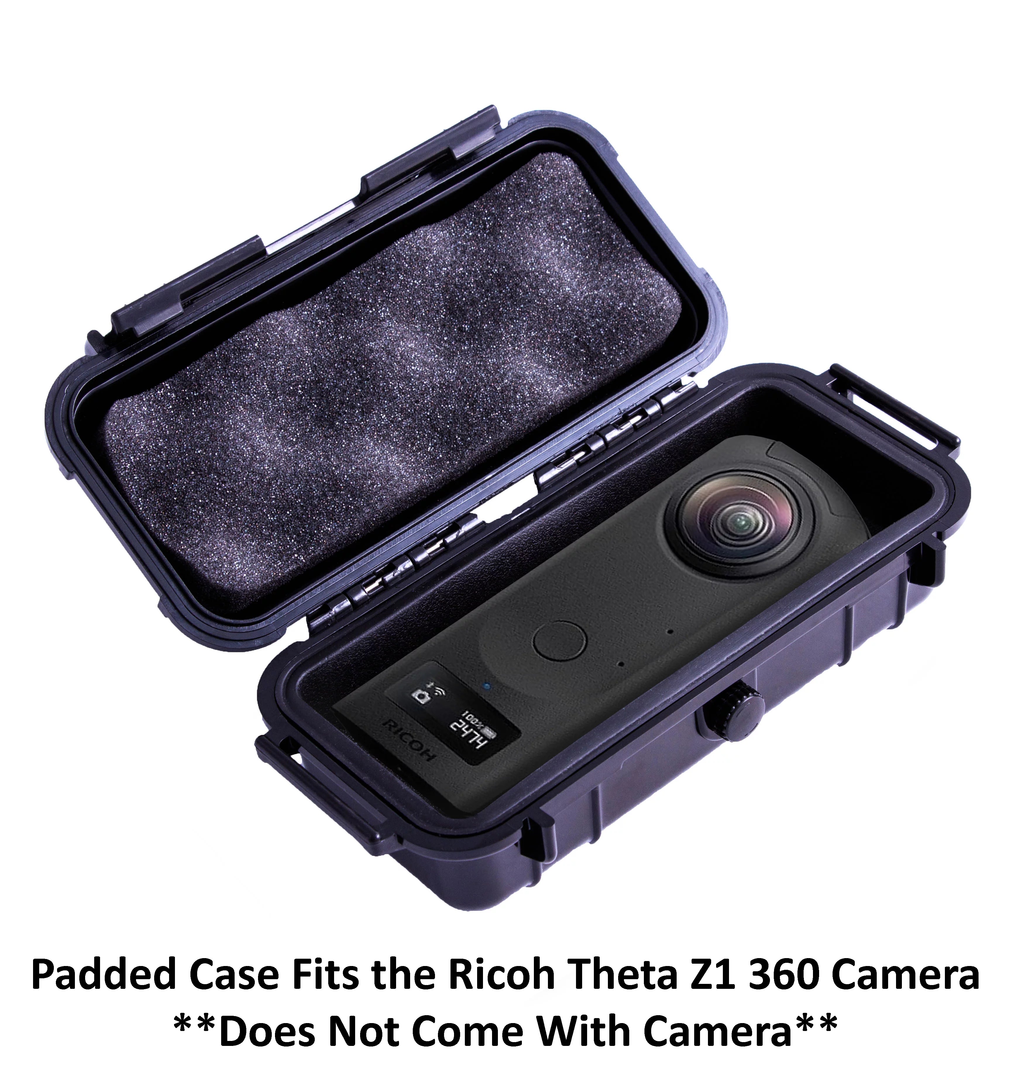 Casematix 7 Inch Liquid 360 Action Camera Case Compatible with Ricoh Theta Z1 360 Degree Camera