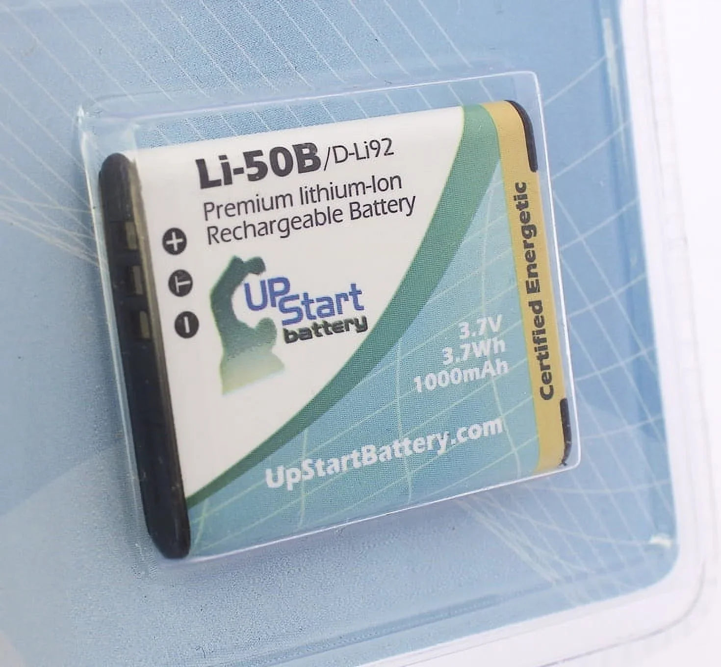 2x Pack - UpStart Battery Olympus TG-620 Battery - Replacement for Olympus LI-50B Digital Camera Battery (1000mAh, 3.7V, Lithium-Ion)