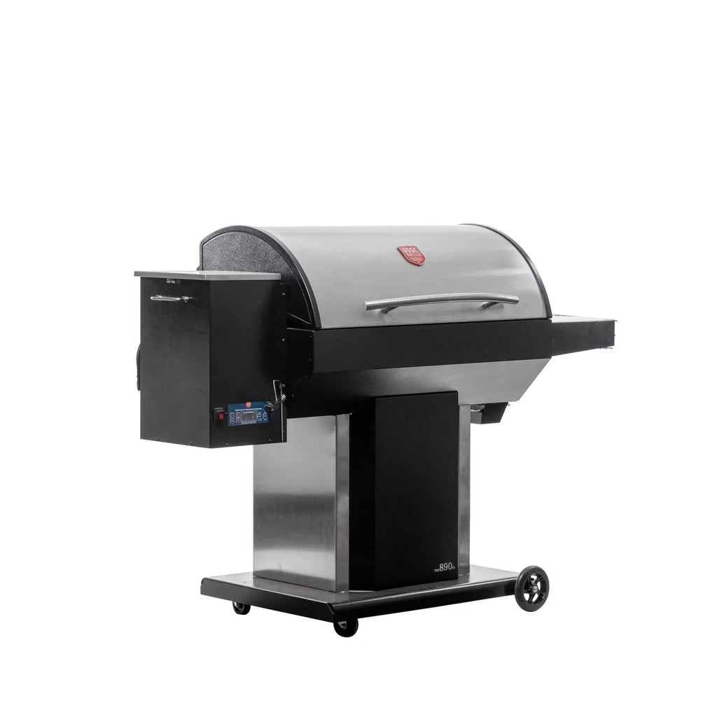 USSC Grills 890 sq in. Stainless Steel Wood Pellet Grill & Smoker