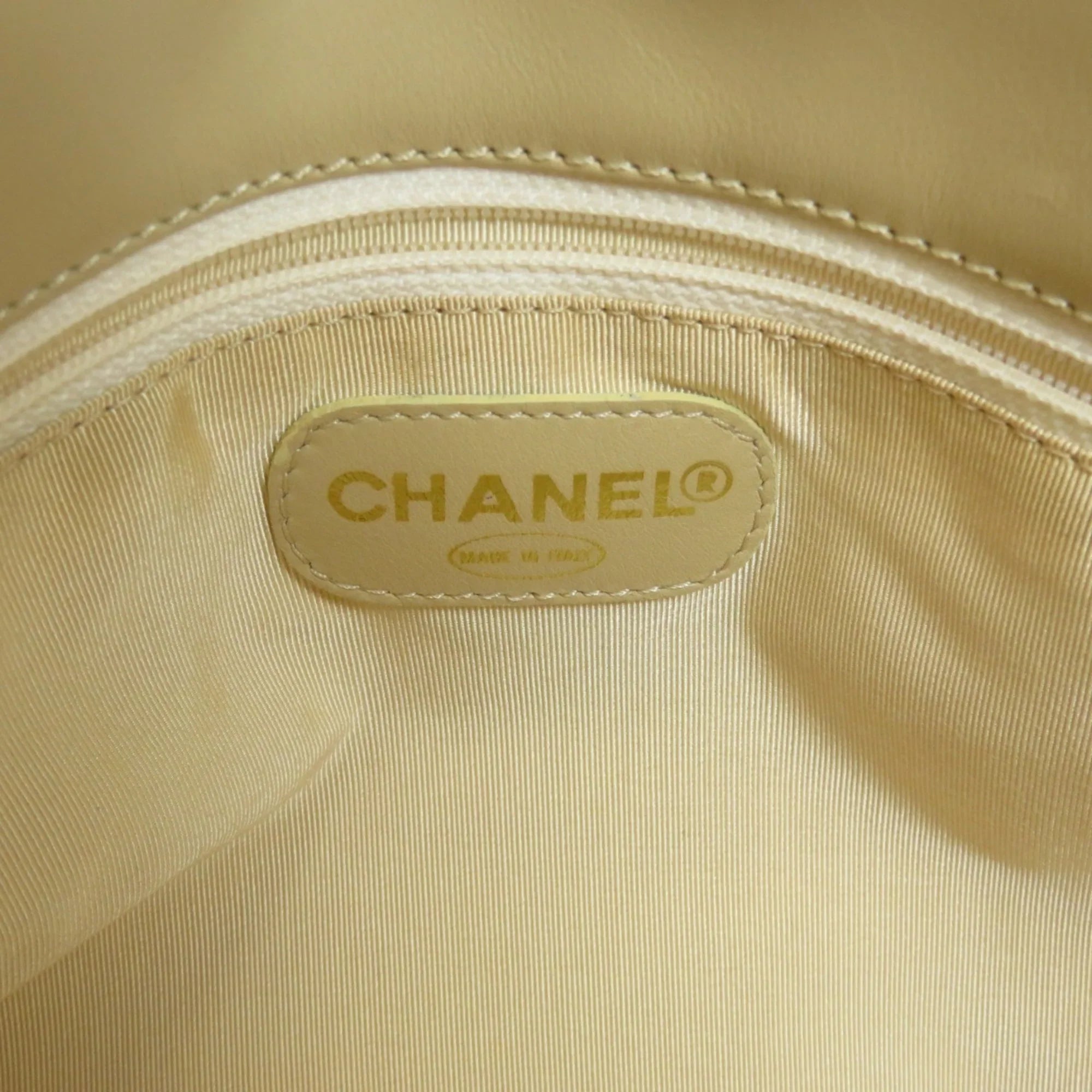 Pre-Owned Chanel coco mark tote bag lambskin ladies CHANEL (Good)