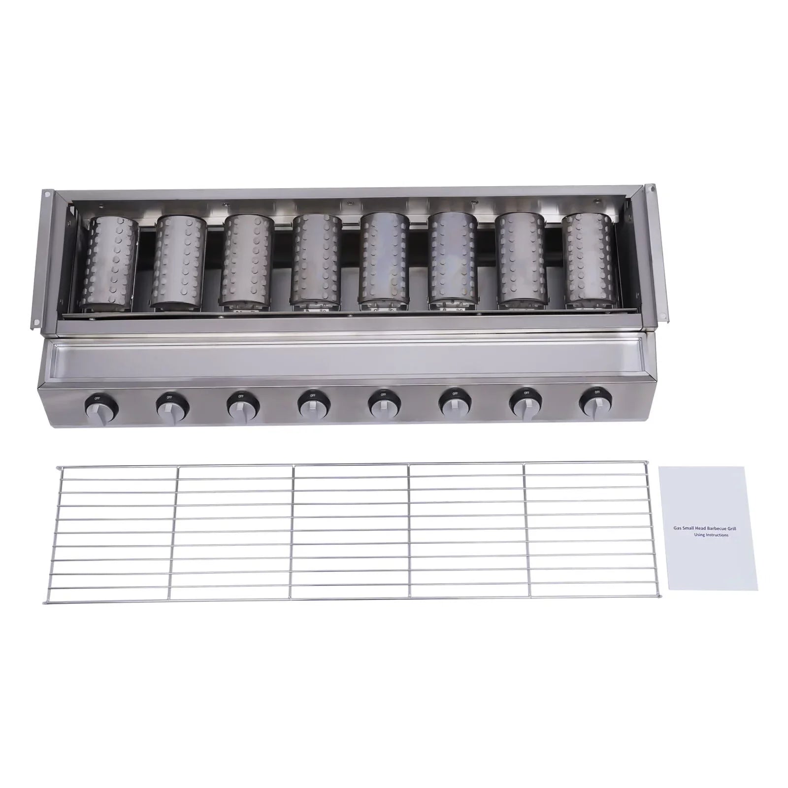 YIYIBYUS BBQ Grill Gas Barbecue Grill for Home Patio Garden Party Picnic, Stainless Steel
