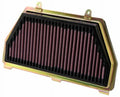 K&N Engine Air Filter: High Functionality Premium, Powersport Air Filter: 2007-2019 HONDA (CBR600RR, CBR600RR ABS, CBR600 RA) HA-6007