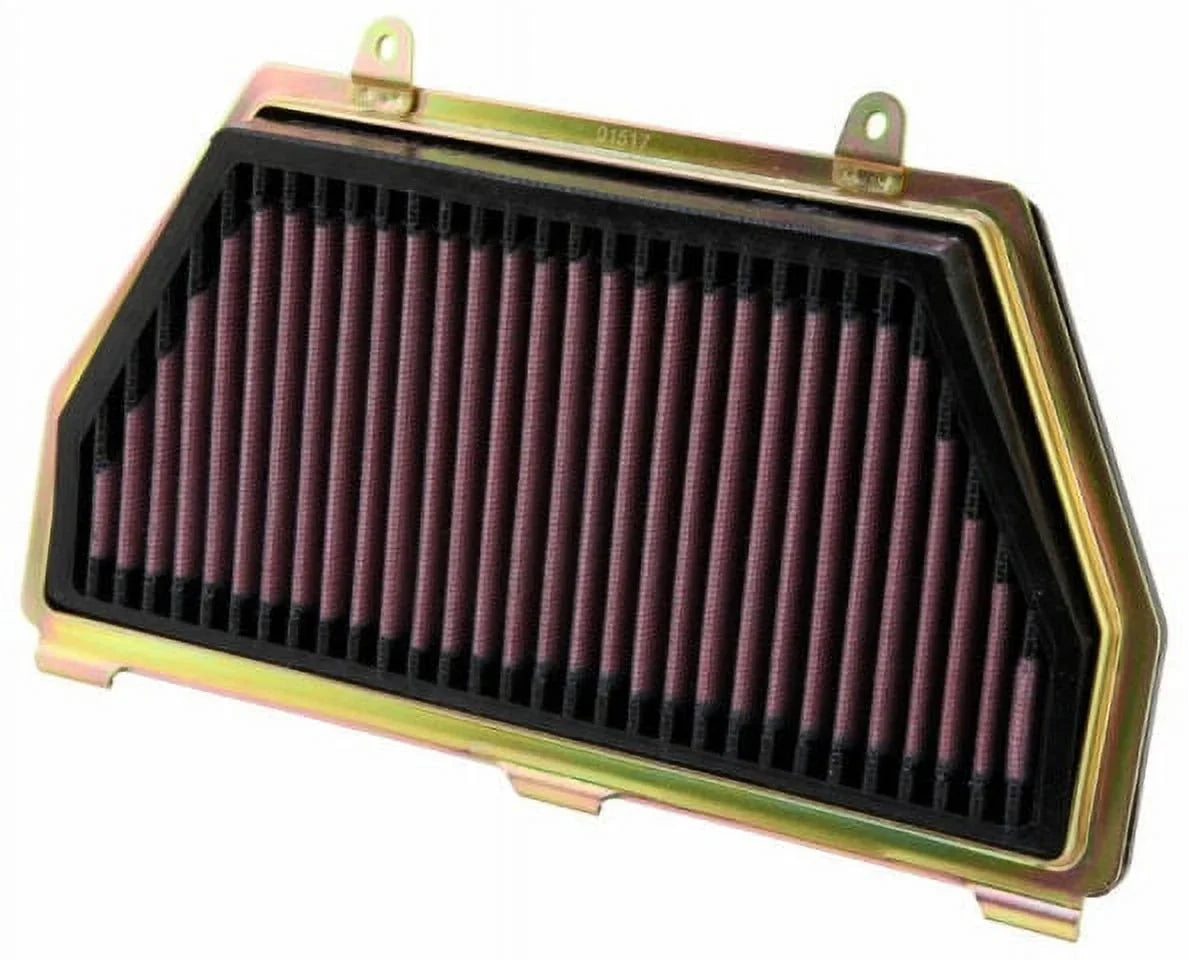 K&N Engine Air Filter: High Functionality Premium, Powersport Air Filter: 2007-2019 HONDA (CBR600RR, CBR600RR ABS, CBR600 RA) HA-6007