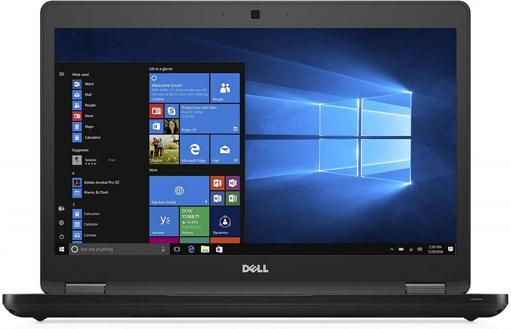 Refurbished 5480 Portable computer i5 Dual Core Gen 6 8GB RAM 256GB SSD Windows 10 Professional 64 Bit