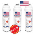 AFC Brand , Fluid Fountain Filter , Model # AFC-EWH-3000 , Compatible with Elkay® LVRCTLDDWSK - 3 Filters - Made in U.S.A.
