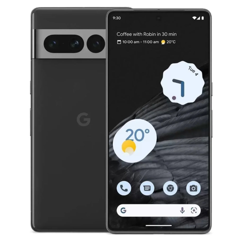 Pre-Owned Google Pixel 7 Pro 5G 128GB GE2AE Factory Unlocked 6.7" LTPO AMOLED Display 12GB RAM 50 MP Smartphone - Obsidian (Like New)