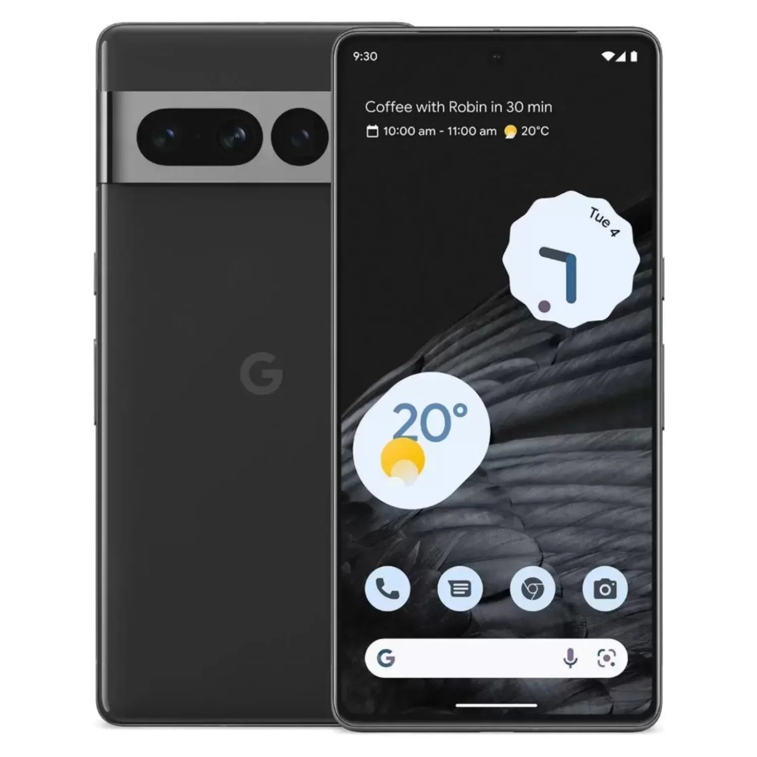 Pre-Owned Google Pixel 7 Pro 5G 128GB GE2AE Factory Unlocked 6.7" LTPO AMOLED Display 12GB RAM 50 MP Smartphone - Obsidian (Like New)