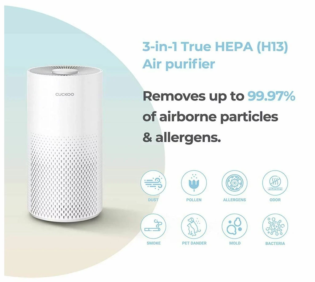 CUCKOO Air Purifier with Additional True HEPA filter