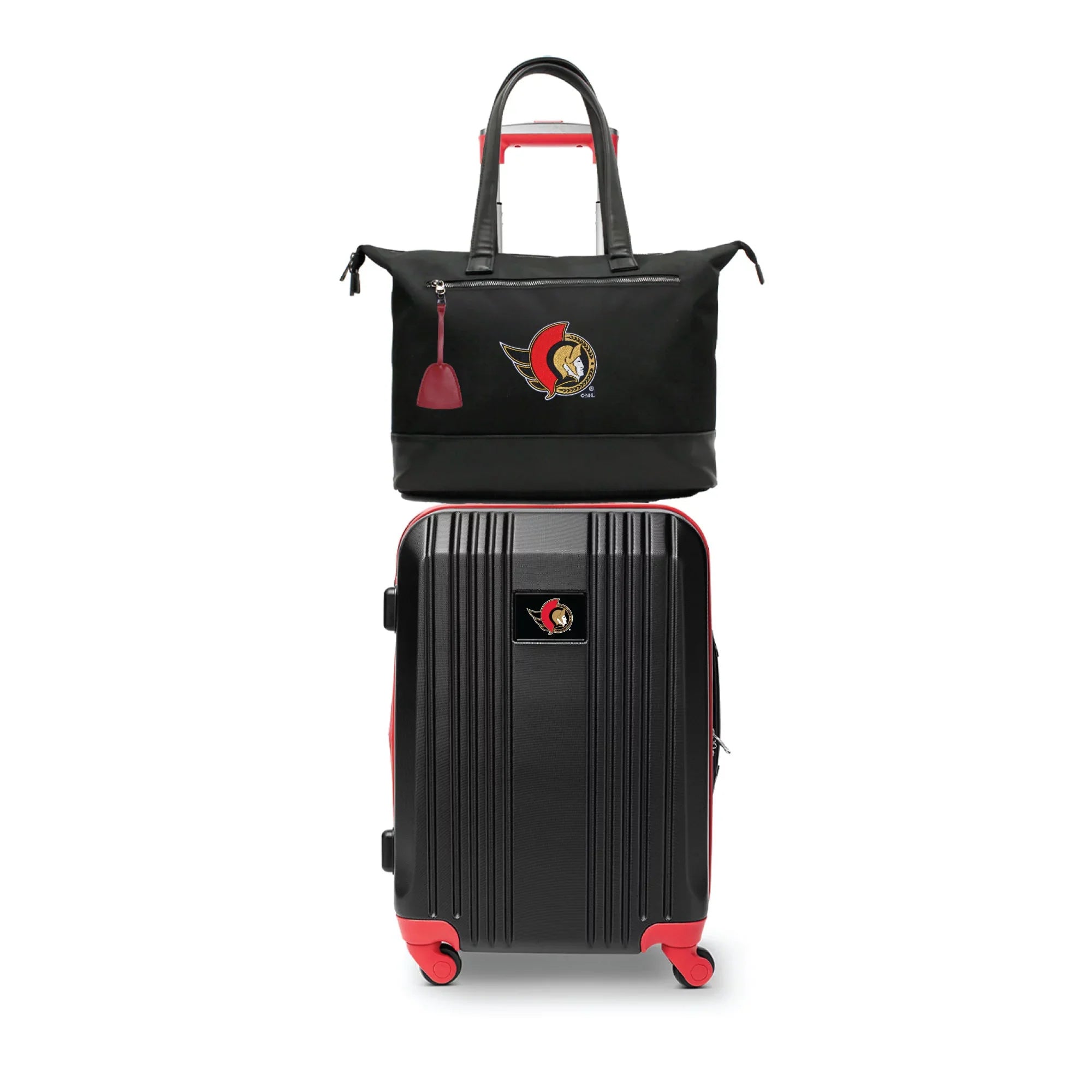 MOJO Ottawa Senators Premium Notebook Tote Bag and Luggage Set