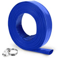 Heavy-duty PVC Lay-Flat Fluid Hose - High tensile strength fiber reinforcement for pool equipment