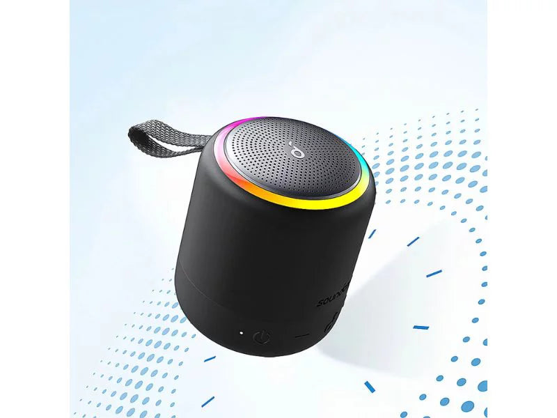 Soundcore B3127Z11 Mini 3 Pro Portable Bluetooth Speaker 2-Pack Black 15H Playtime IPX7 Fluid