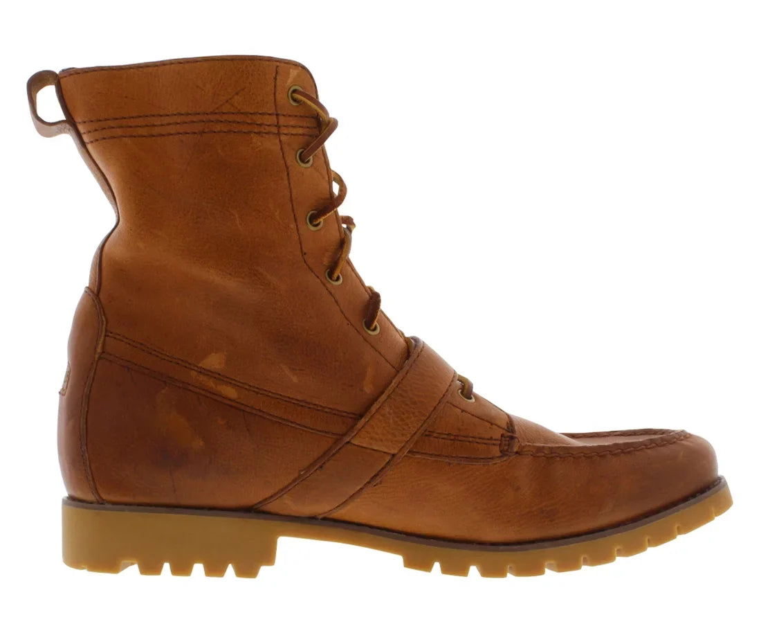 Polo Ralph Lauren Mens Ranger Lace-up Hiker Boot 8 Tan