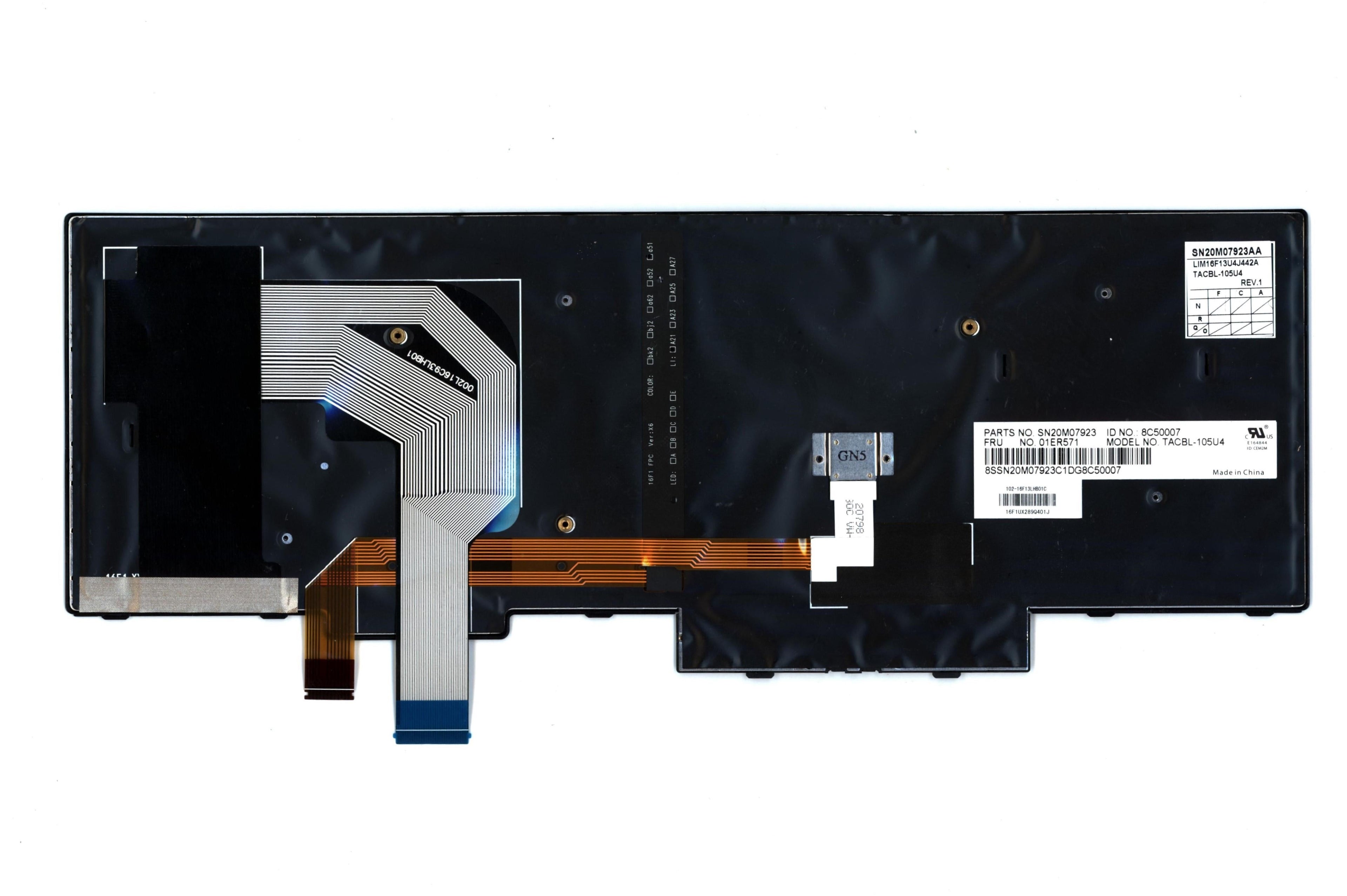 New Genuine ThinkPad T570 P51s Backlit Keyboard SN20M07964 01ER612