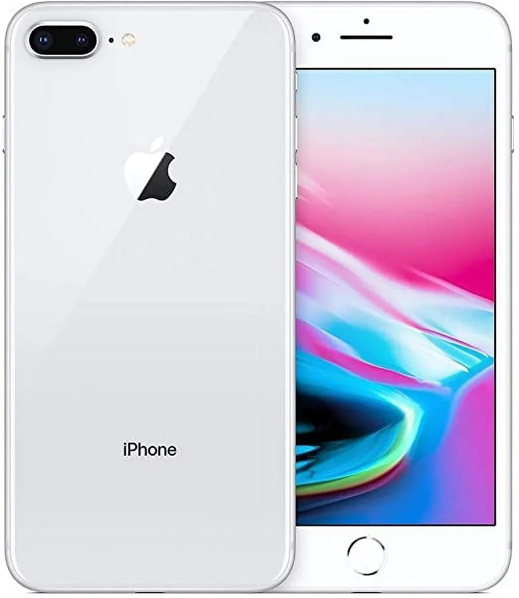 Pre-Owned iPhone 8 Plus 256GB Silver (Boost Mobile) (Refurbished: Good)