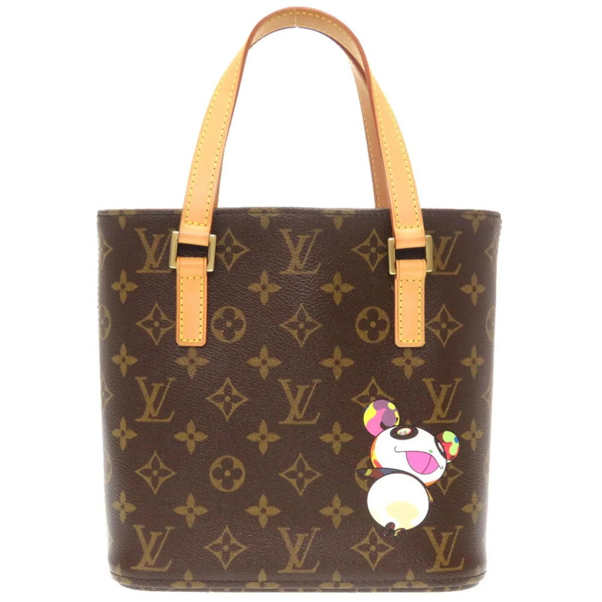 Pre-Owned Louis Vuitton Monogram Panda Vavan PM Takashi Murakami Limited M51173 Handbag (Good)