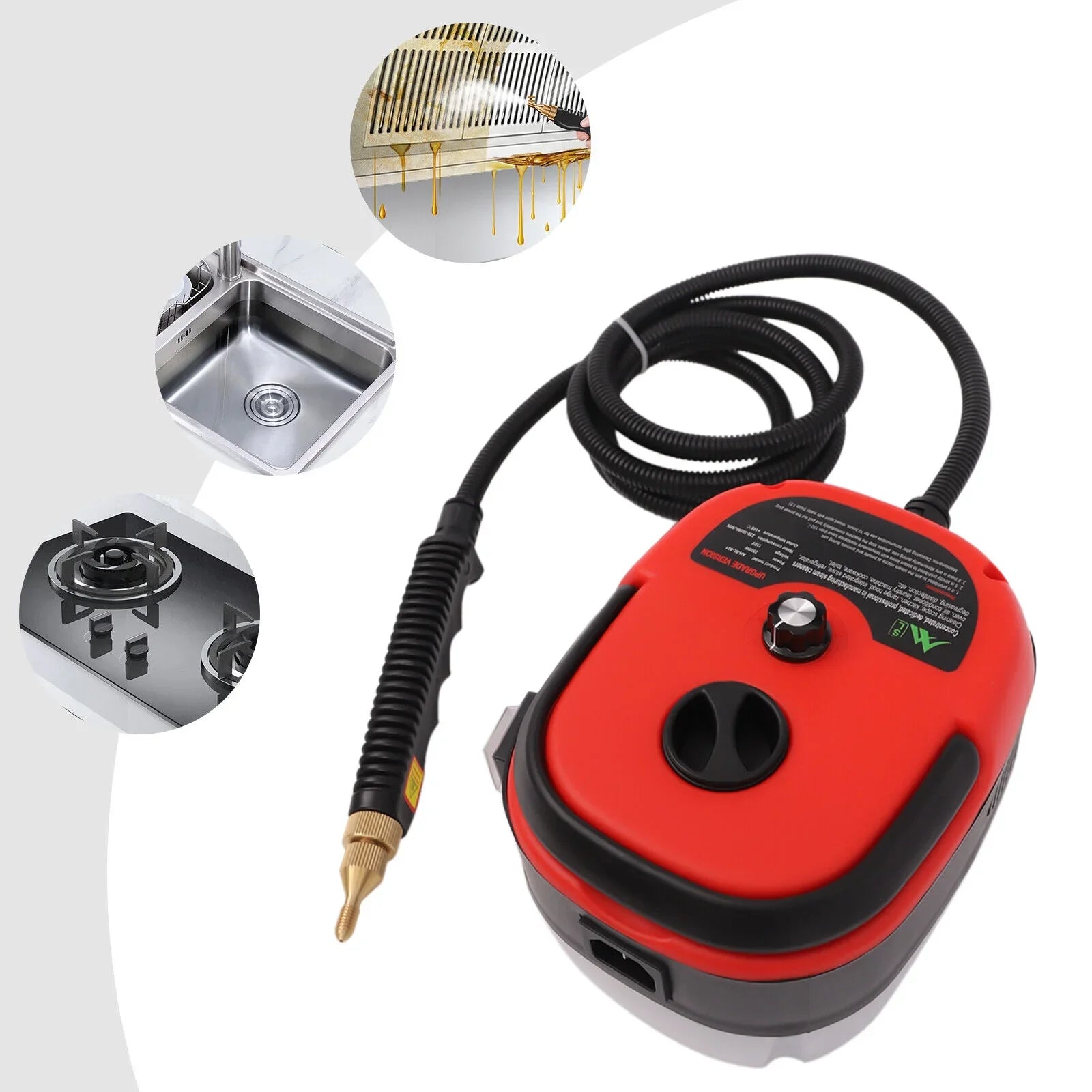 Home Car Steam Cleaner Carpet Upholstery Kitchen Multi-Purpose Cleaning Machine
