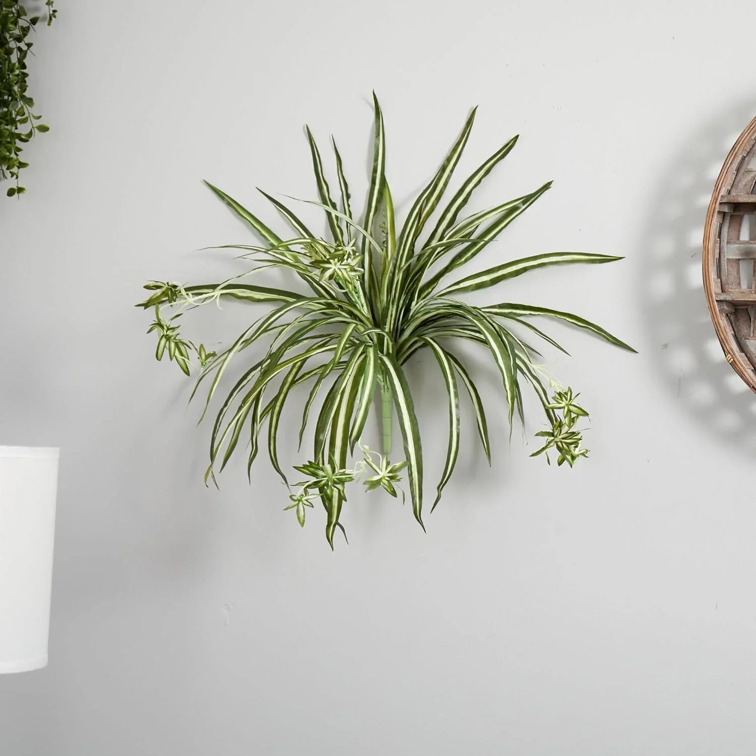 HomeStock 23In. Industrial Impressions Plant Bush (Set Of 4)