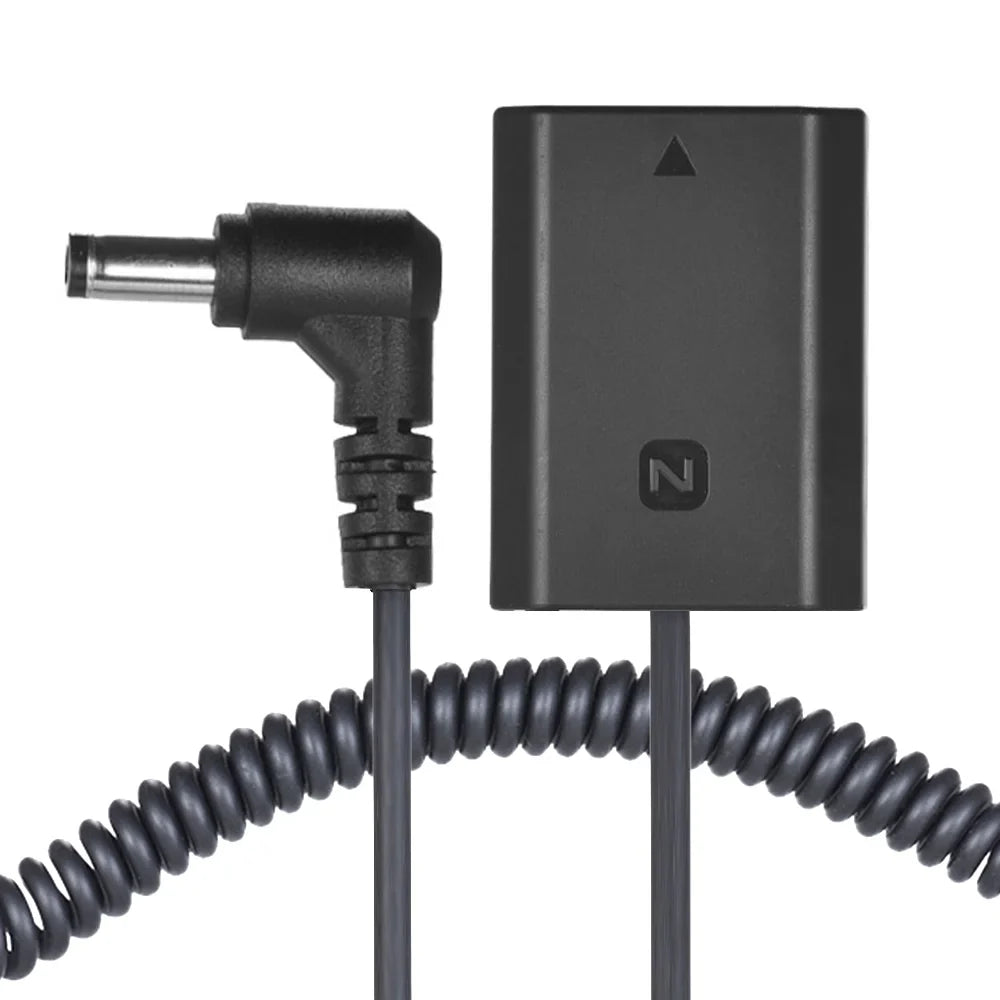 Andoer NP FZ100 Dummy Battery Pack Adapter for A7III A9 A7RIII A7SIII, with Spring Cable
