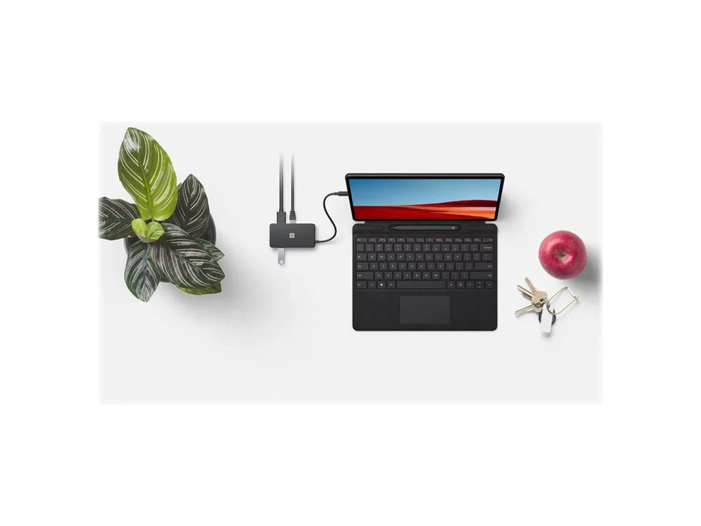 USB-C Travel Hub - docking station - USB-C - VGA, HDMI - GigEhernet