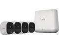 Pre-Owned Arlo Pro 4-Cam System 2-way Audio Wifi HD 4 Camera Kit VMS4430U-100NAR - White (Fair)