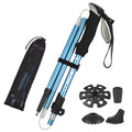 Tomshoo Trekking Pole for Hiking Camping Backpacking, Lightweight and Long-lasting Blue