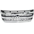 Teledu For 15-17 F-150 Front Bumper Radiator Grille Chrome W/o camera FL348200PBS