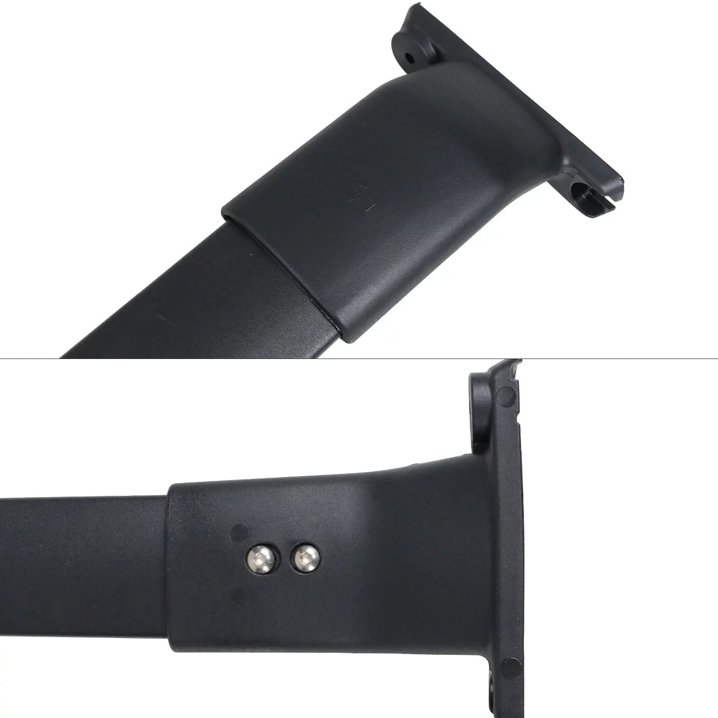 Ikon Motorsports Compatible with 13-16 Mazda CX-5 CX5 OE Style Cross Bar Roof Rack Black Aluminum